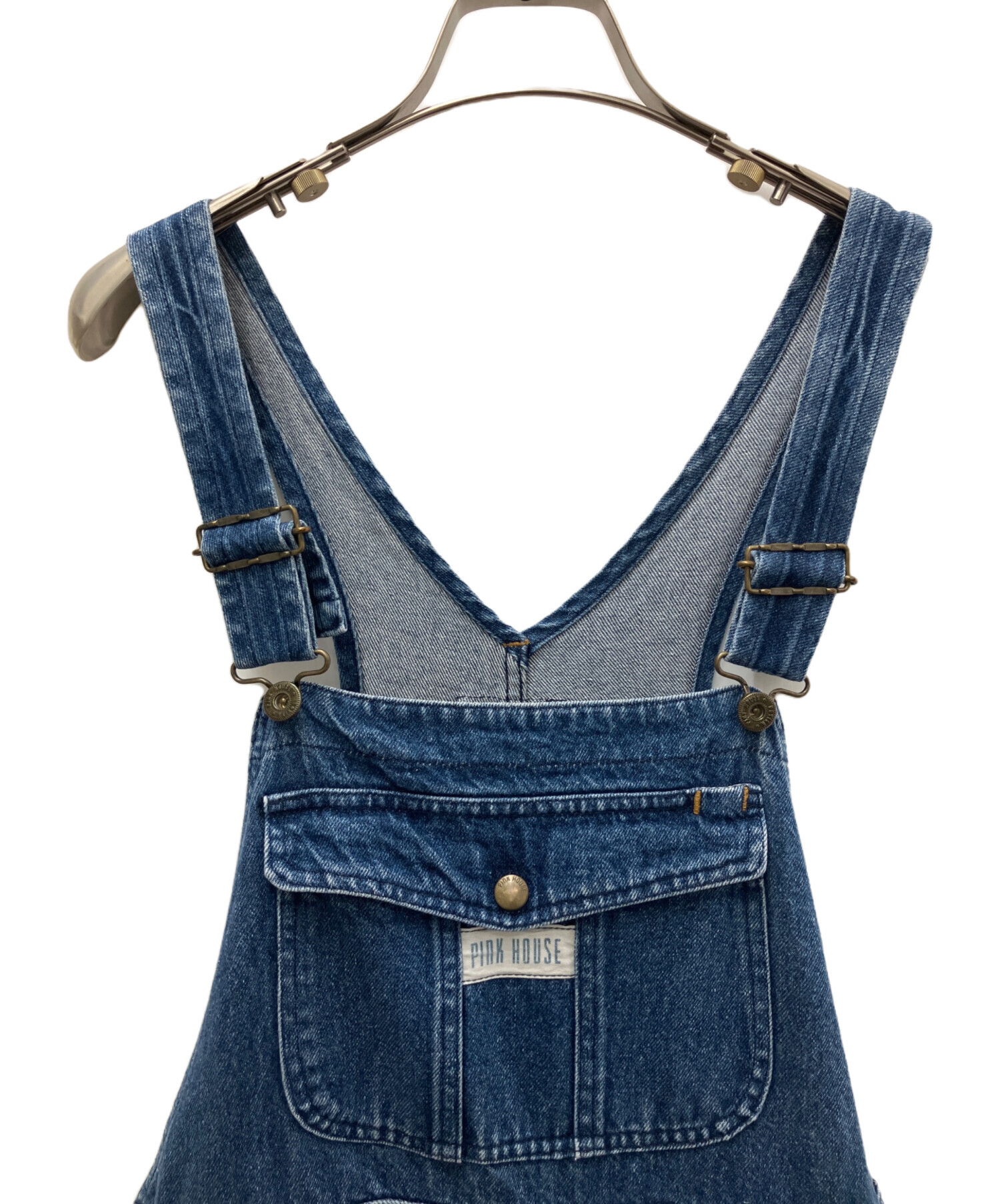 中古・古着通販】PINK HOUSE (ピンクハウス) デニムオーバーオール