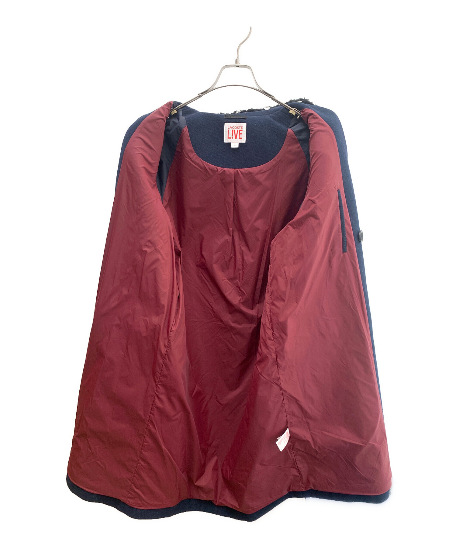 中古・古着通販】LACOSTE LIVE (ラコステライブ) ウールコート