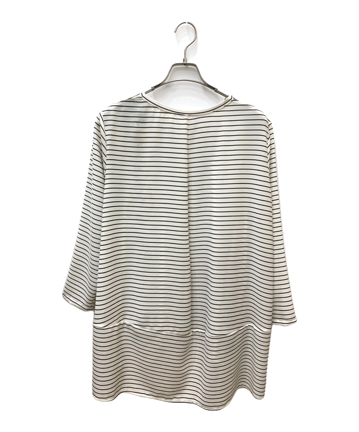 中古・古着通販】BEARDSLEY (ビアズリー) 後ろドレープTブラウス