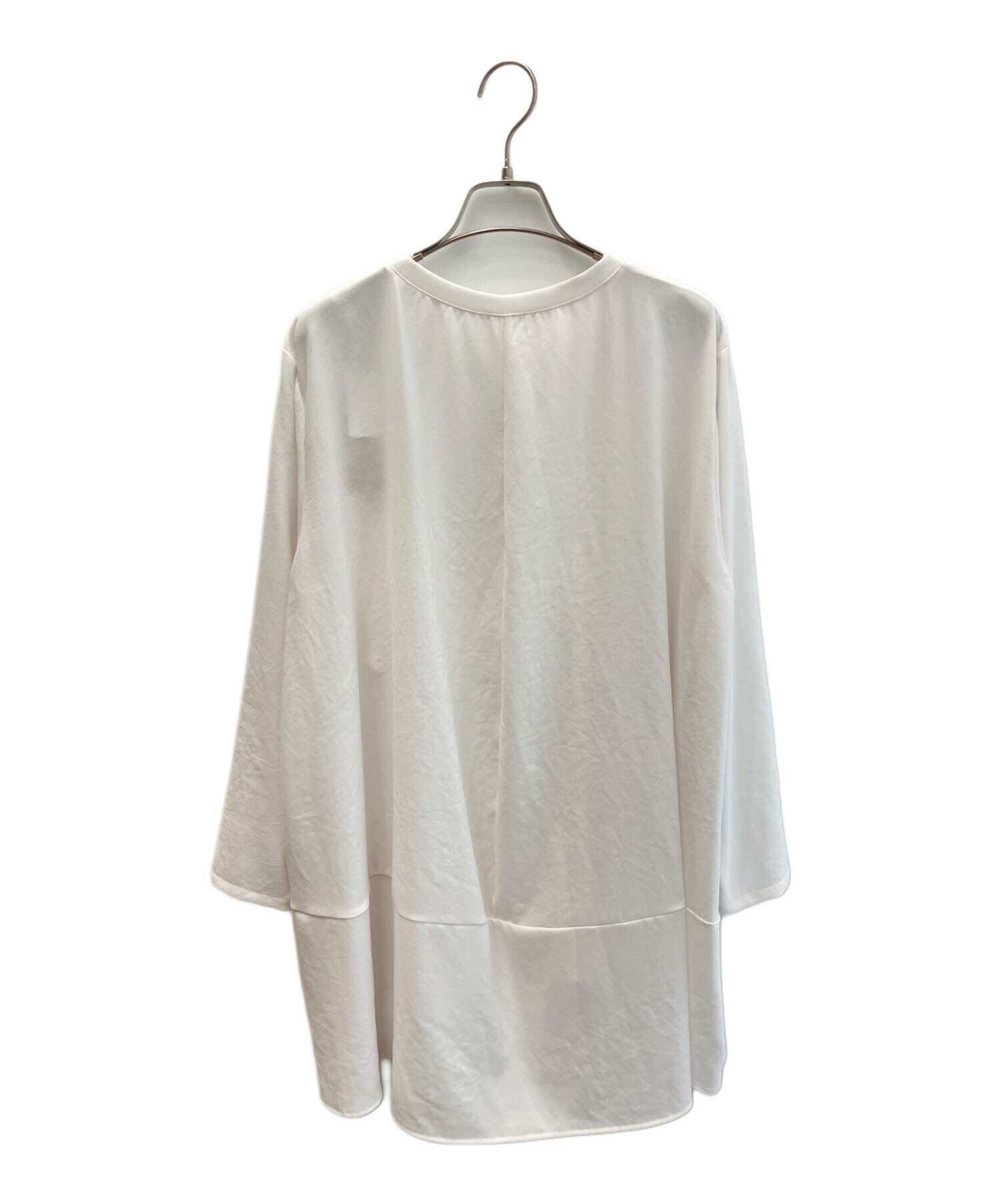 中古・古着通販】BEARDSLEY (ビアズリー) 長袖ブラウス ホワイト