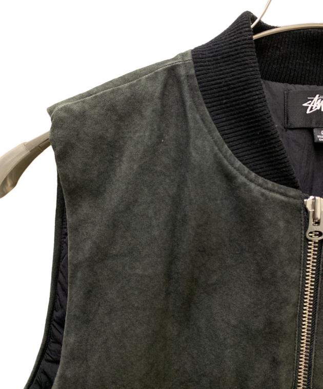 中古・古着通販】stussy (ステューシー) ベスト オリーブ サイズ:L