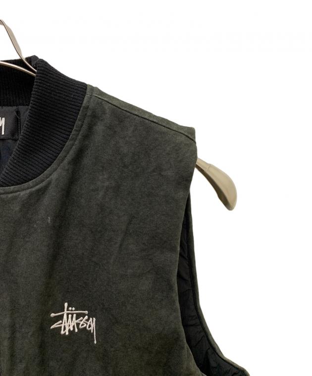 中古・古着通販】stussy (ステューシー) ベスト オリーブ サイズ:L