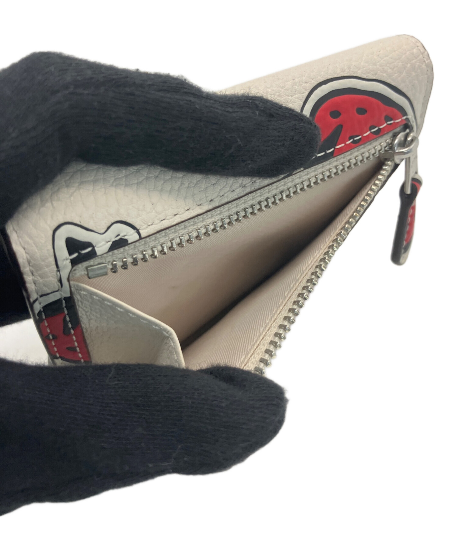 ✨美品✨COACH コーチ ウィン スモール ウォレット ストロベリー プリント 中古・古着通販】COACH (コーチ) ウィン スモール ウォレット