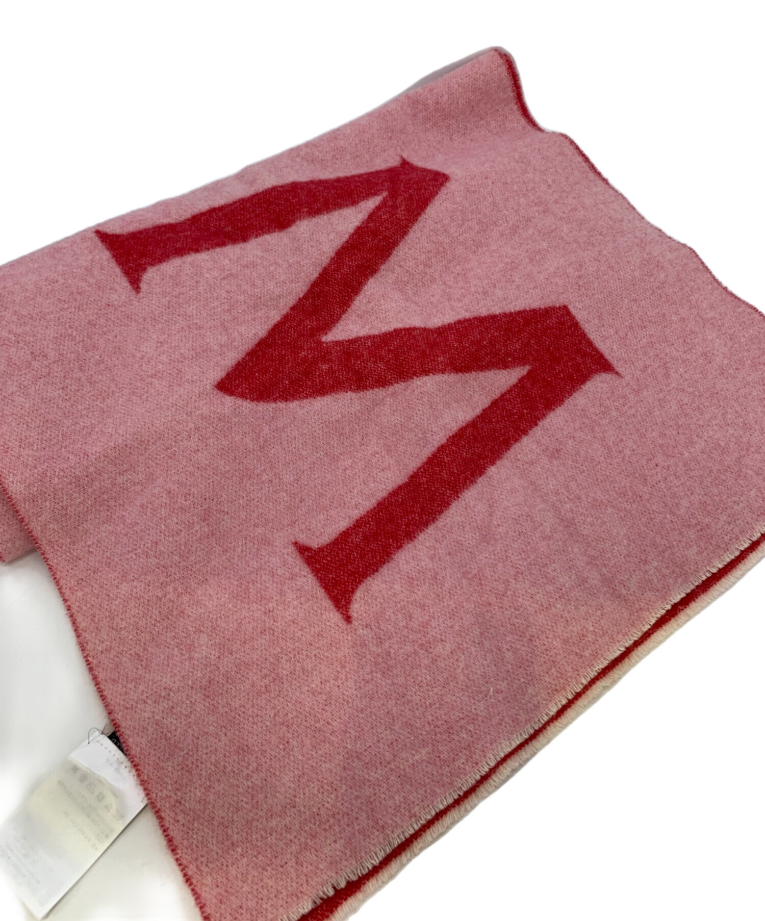 MONCLER モンクレール マフラー メンズ 【古着】【中古】 中古・古着通販】MONCLER (モンクレール) マフラー レッド｜ブランド