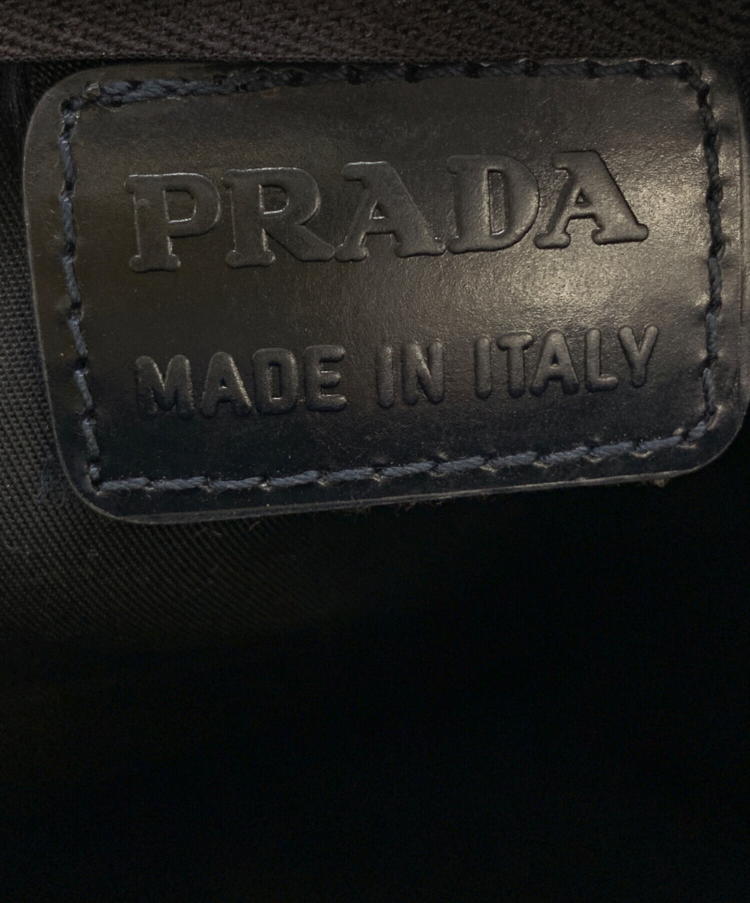 中古・古着通販】PRADA (プラダ) コスメポーチ ブラック｜ブランド