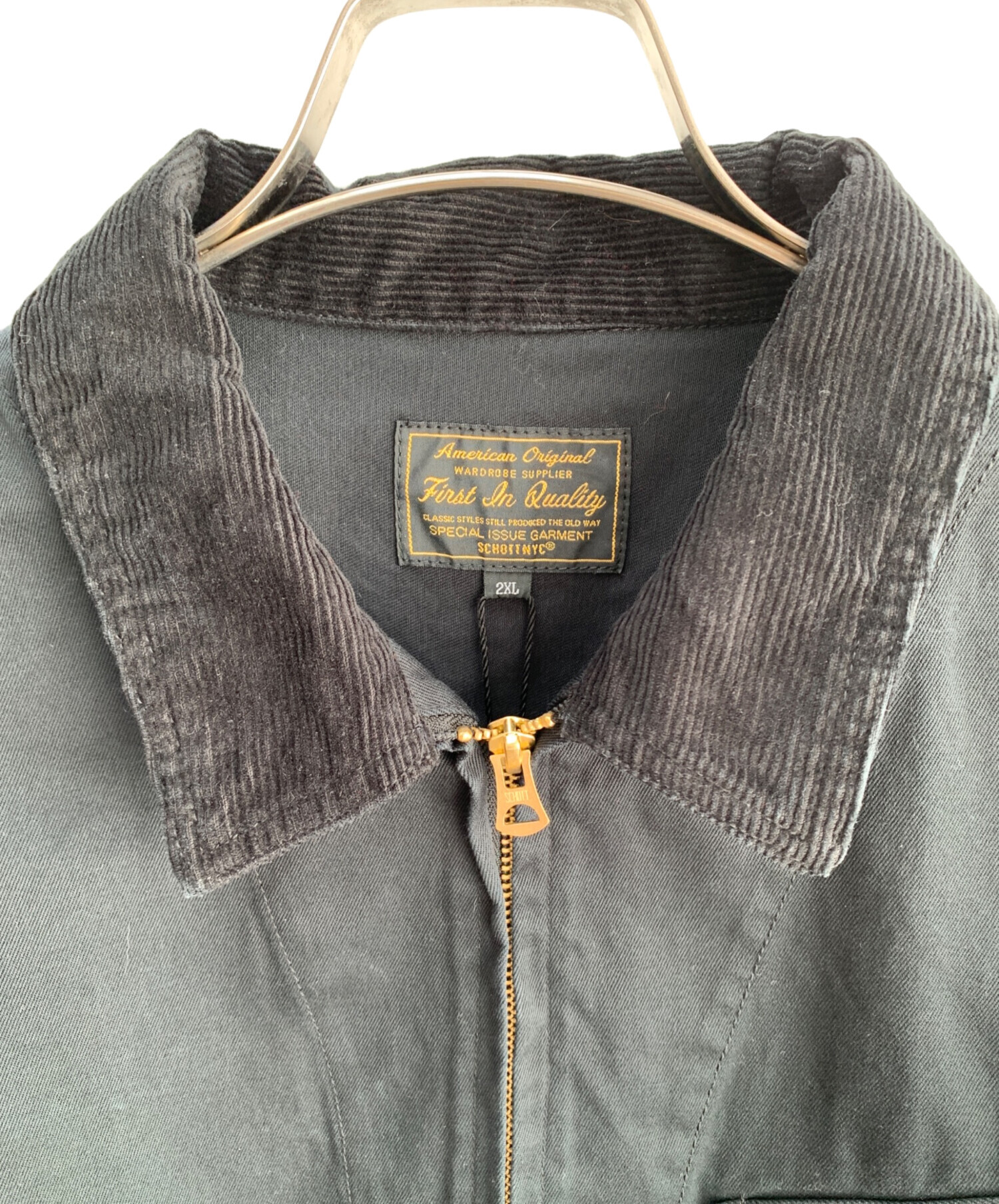 中古・古着通販】Schott (ショット) WEAPON CLUB JACKET ブラック 