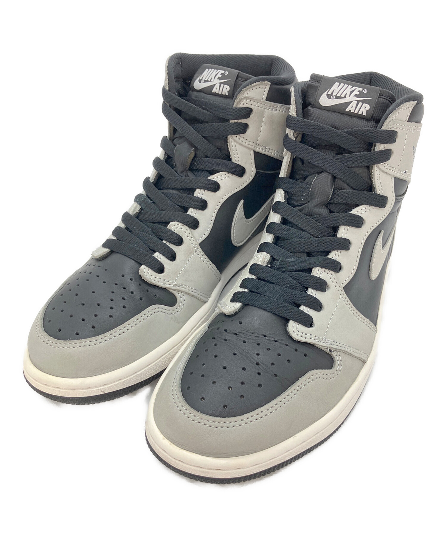 Nike ボクシングシューズ ハイカット グレー/ネイビー 中古・古着通販】NIKE (ナイキ) ハイカットスニーカー グレー サイズ