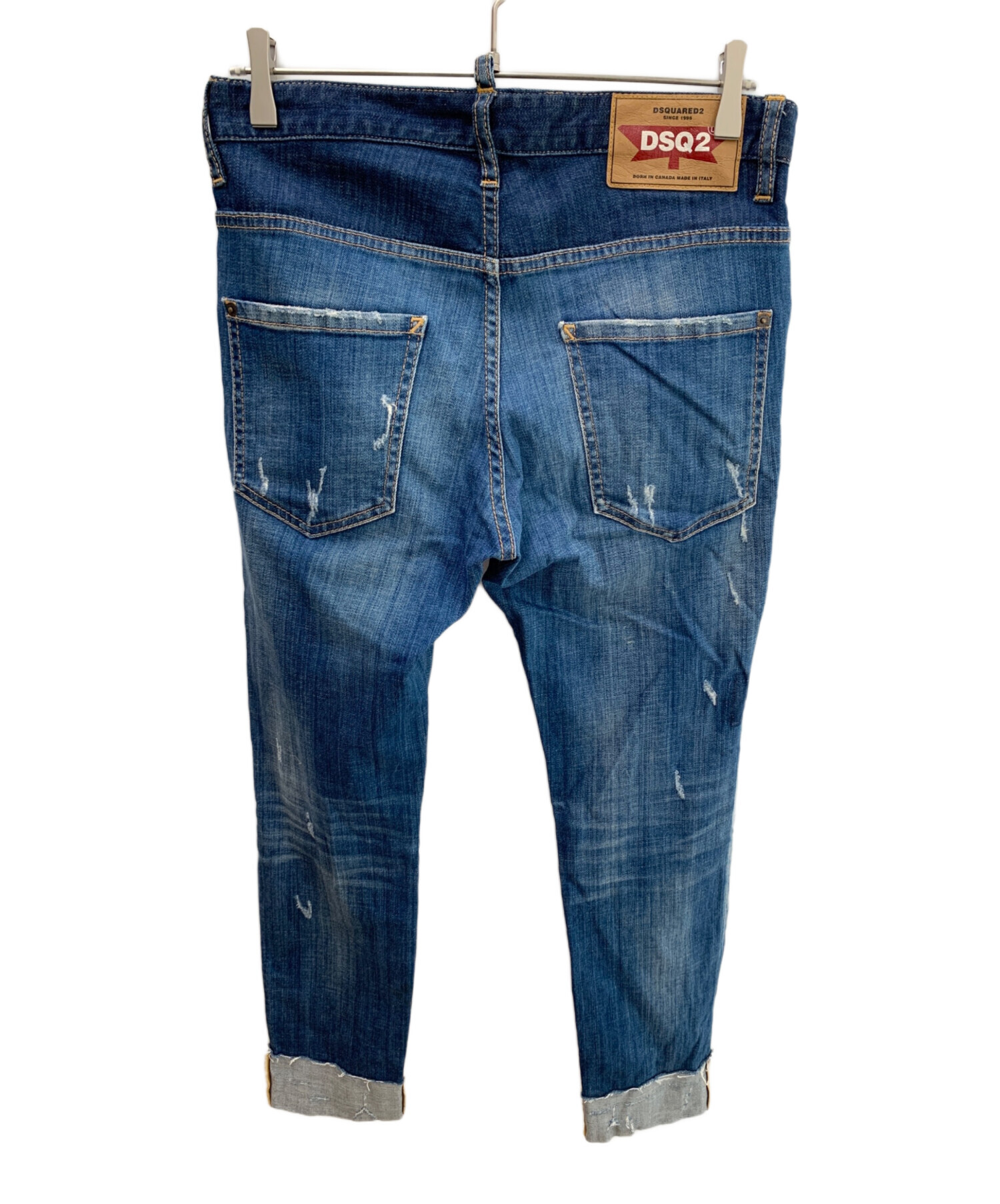 中古・古着通販】DSQUARED2 (ディースクエアード) ジーンズ ブルー 