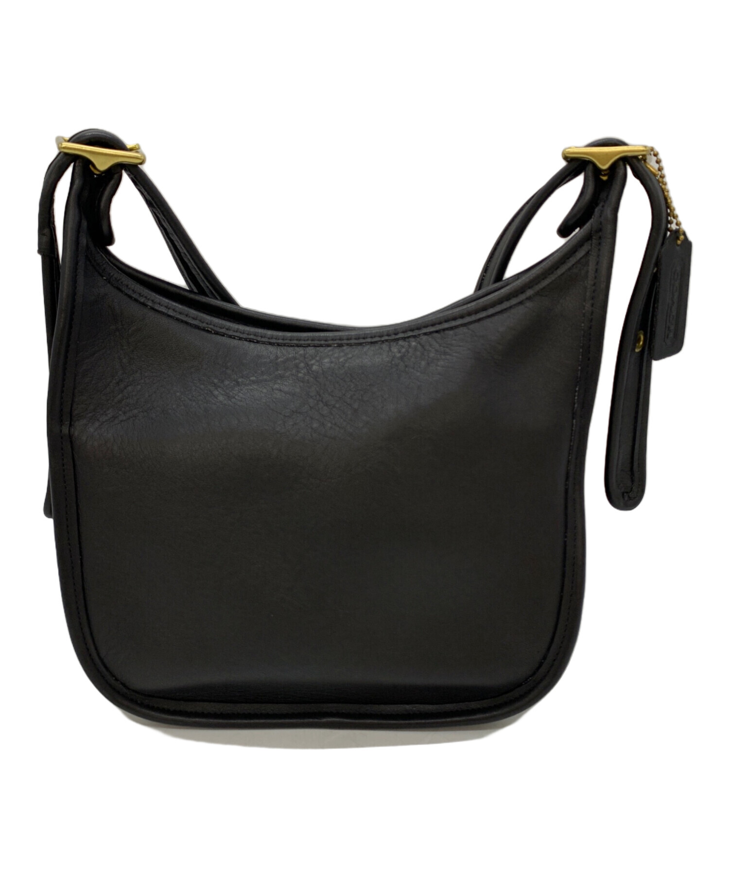 COACH コーチ ショルダーバッグ  黒 【古着】【中古】【送料無料】 中古・古着通販】COACH (コーチ) ショルダーバッグ ブラック｜ブランド