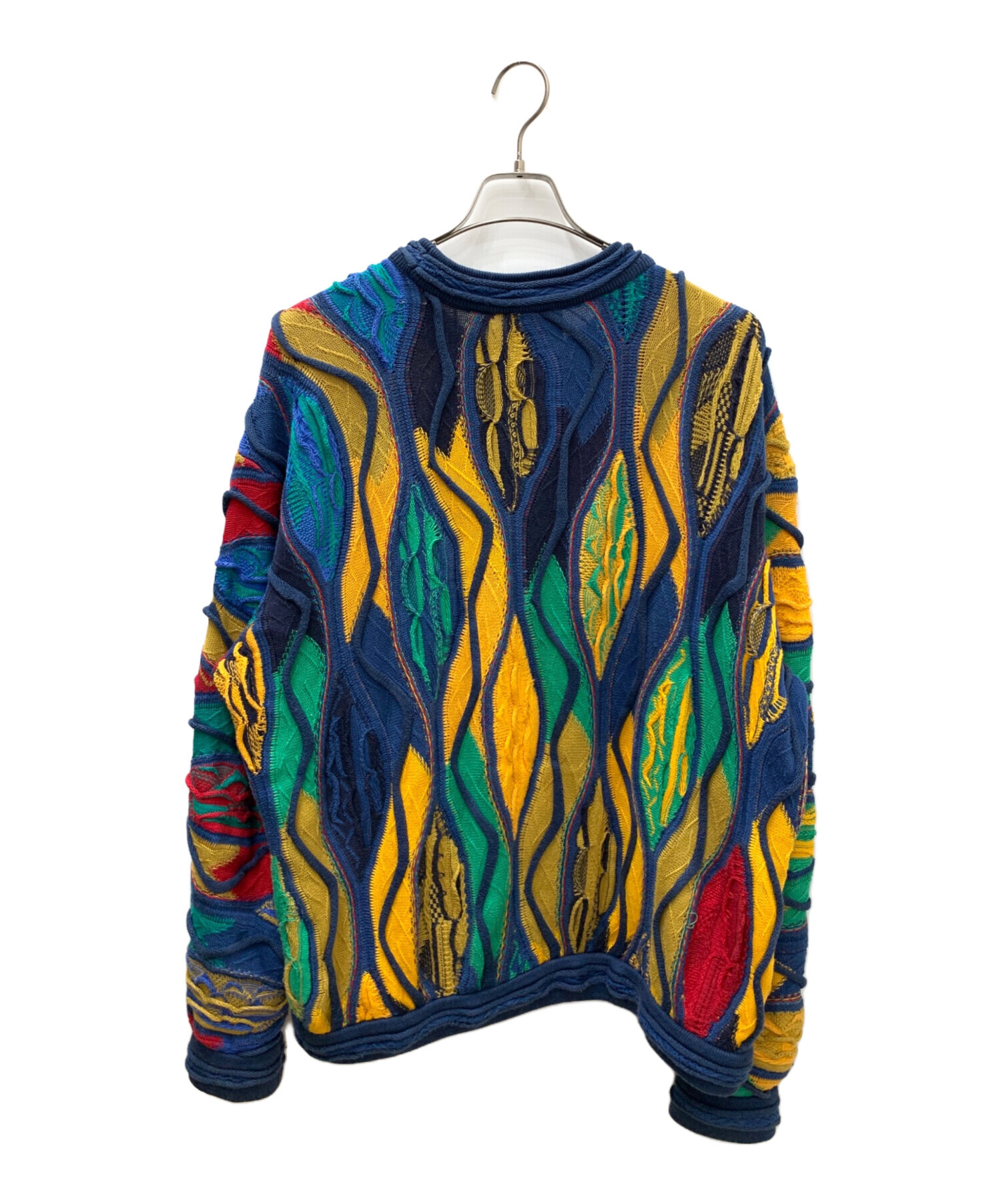 中古・古着通販】Coogi (クージー) マルチカラー3Dニット マルチカラー