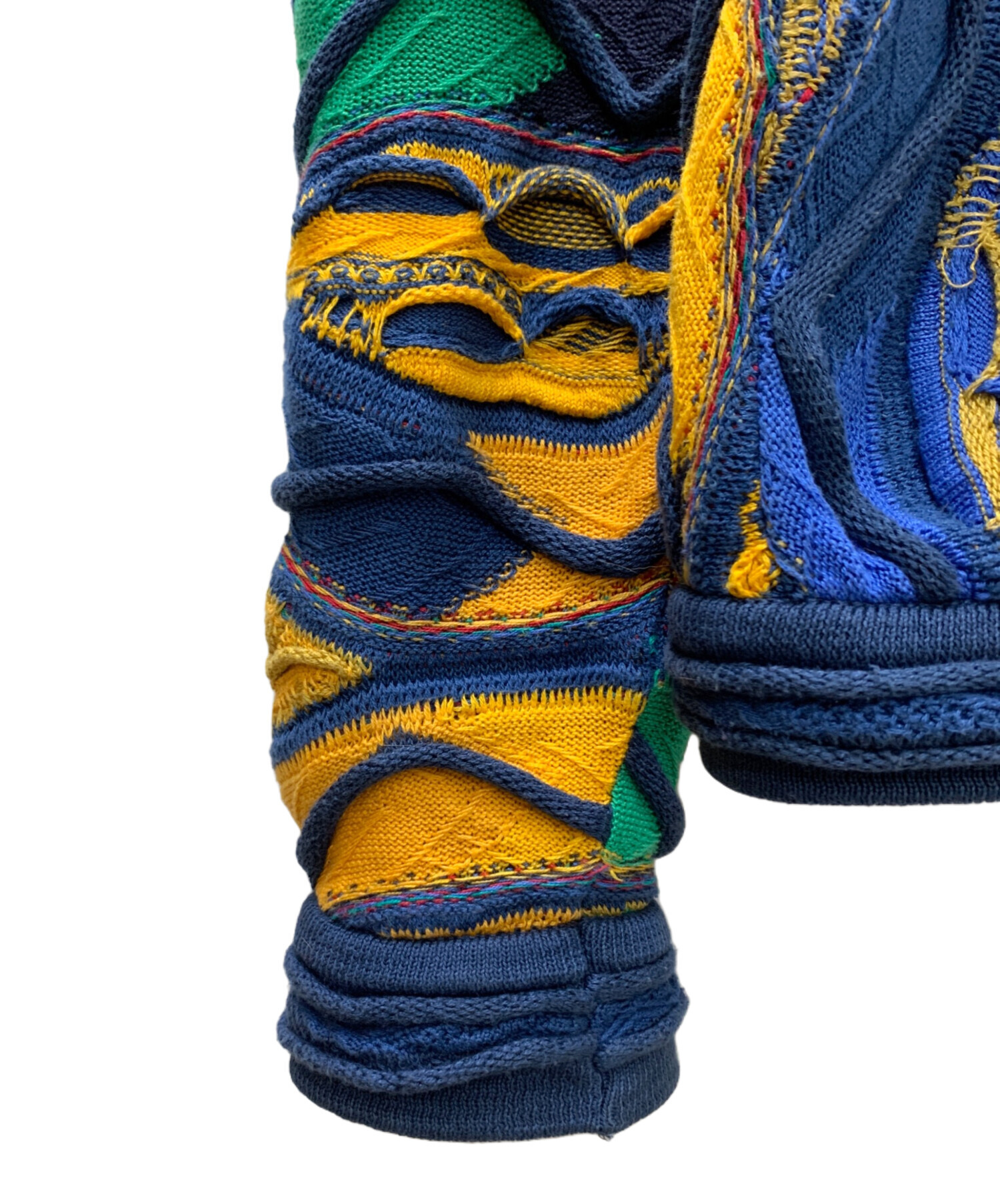 中古・古着通販】Coogi (クージー) マルチカラー3Dニット マルチカラー