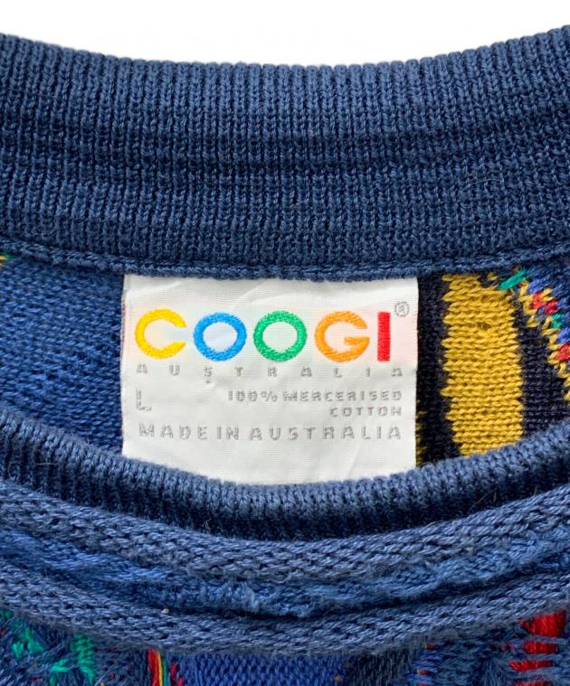 中古・古着通販】Coogi (クージー) マルチカラー3Dニット マルチカラー