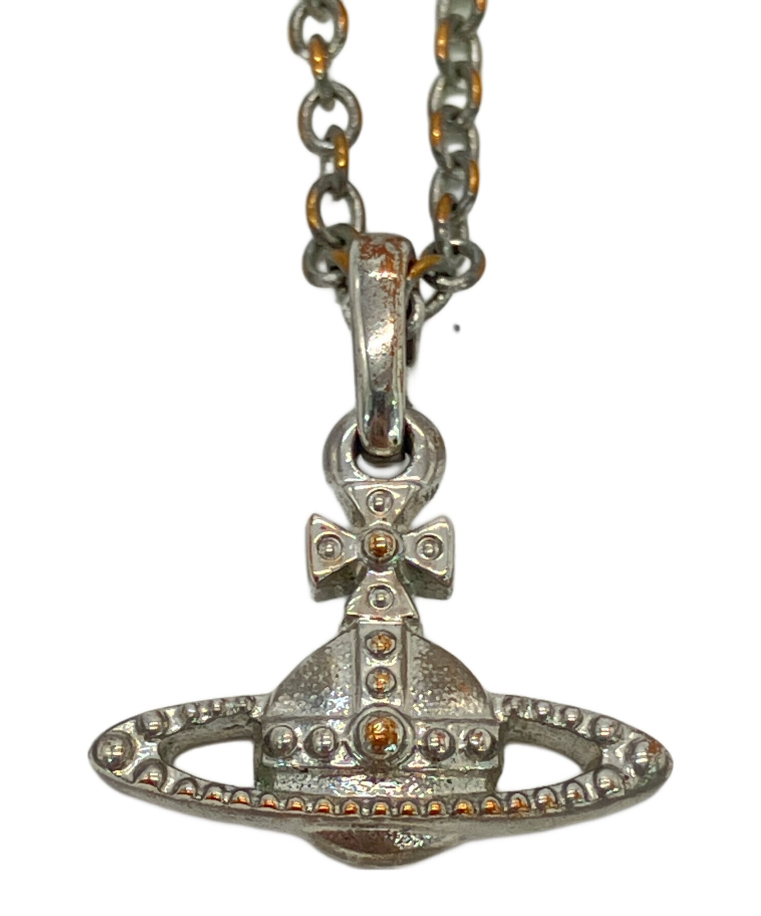 Vivienne Westwood シルバーネックレス オーブモチーフ 中古・古着通販】Vivienne Westwood (ヴィヴィアンウエストウッド
