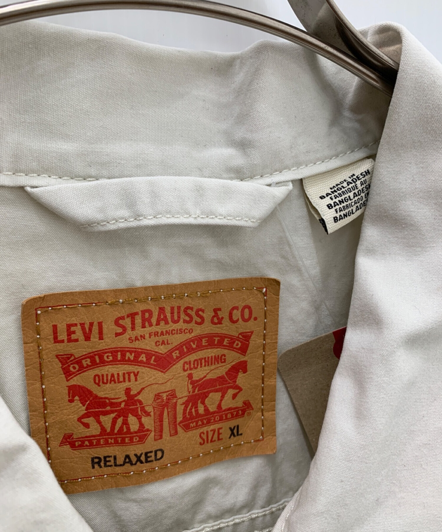 中古・古着通販】LEVI'S (リーバイス) トラッカージャケット ホワイト