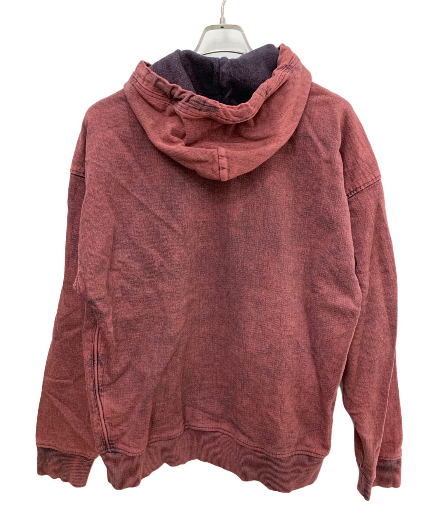 中古・古着通販】DIESEL (ディーゼル) プルオーバーパーカー レッド 