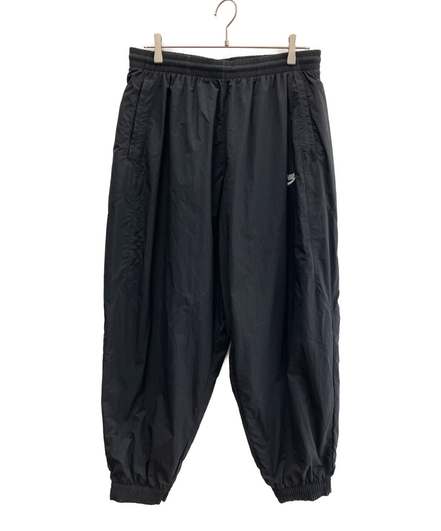 中古・古着通販】NIKE (ナイキ) ナイロンパンツ ブラック サイズ:L