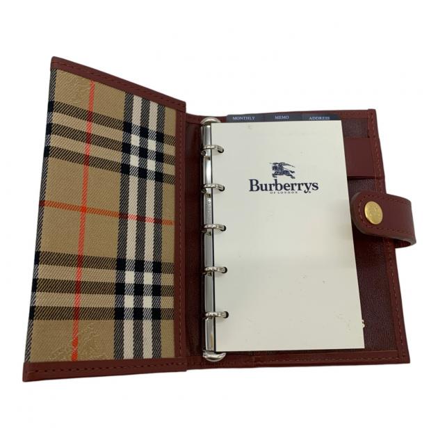 BURBERRY ベージュ スケジュール帳 システム手帳 手帳 バーバリー
