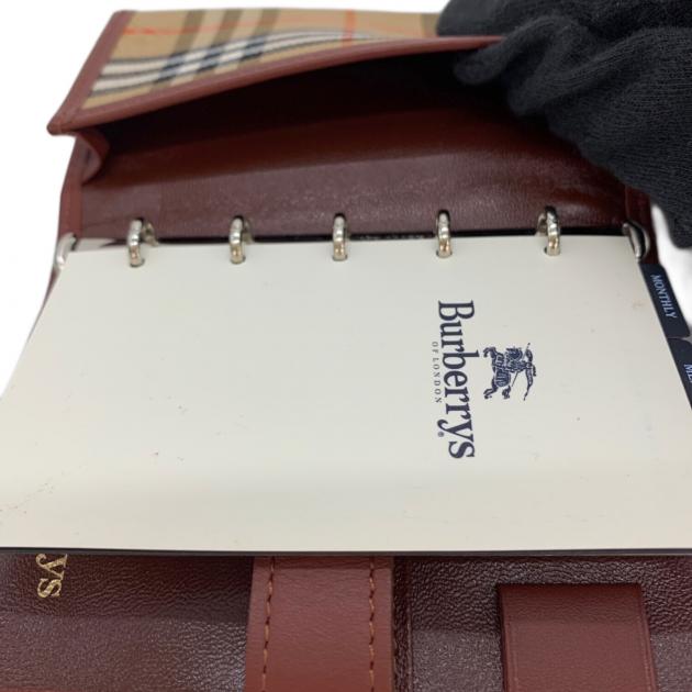 中古・古着通販】BURBERRY (バーバリー) システム手帳 ベージュ