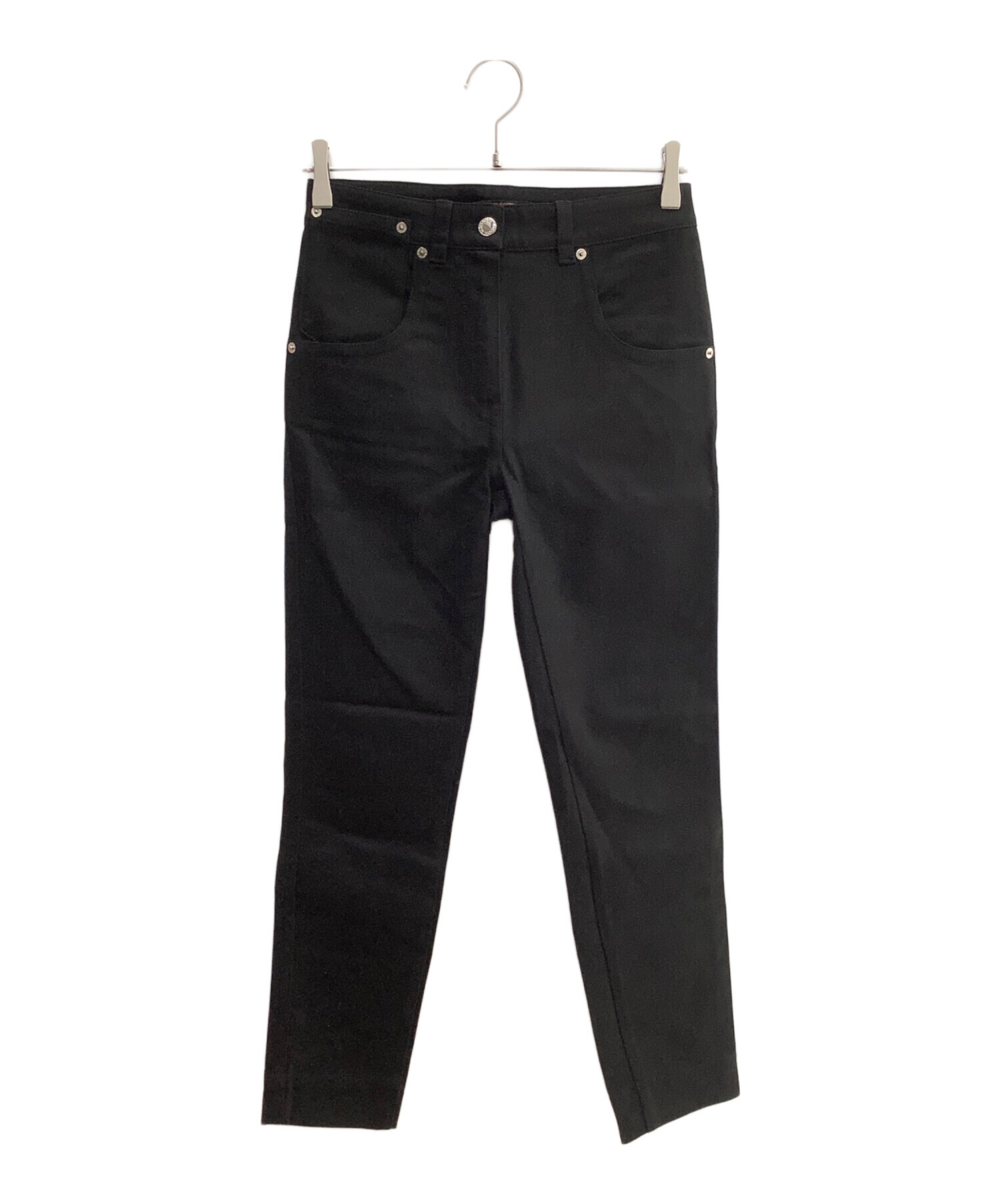 LOUIS VUITTON　デニム　モノグラム　ブラック　34 中古・古着通販】LOUIS VUITTON (ルイ ヴィトン) デニムパンツ