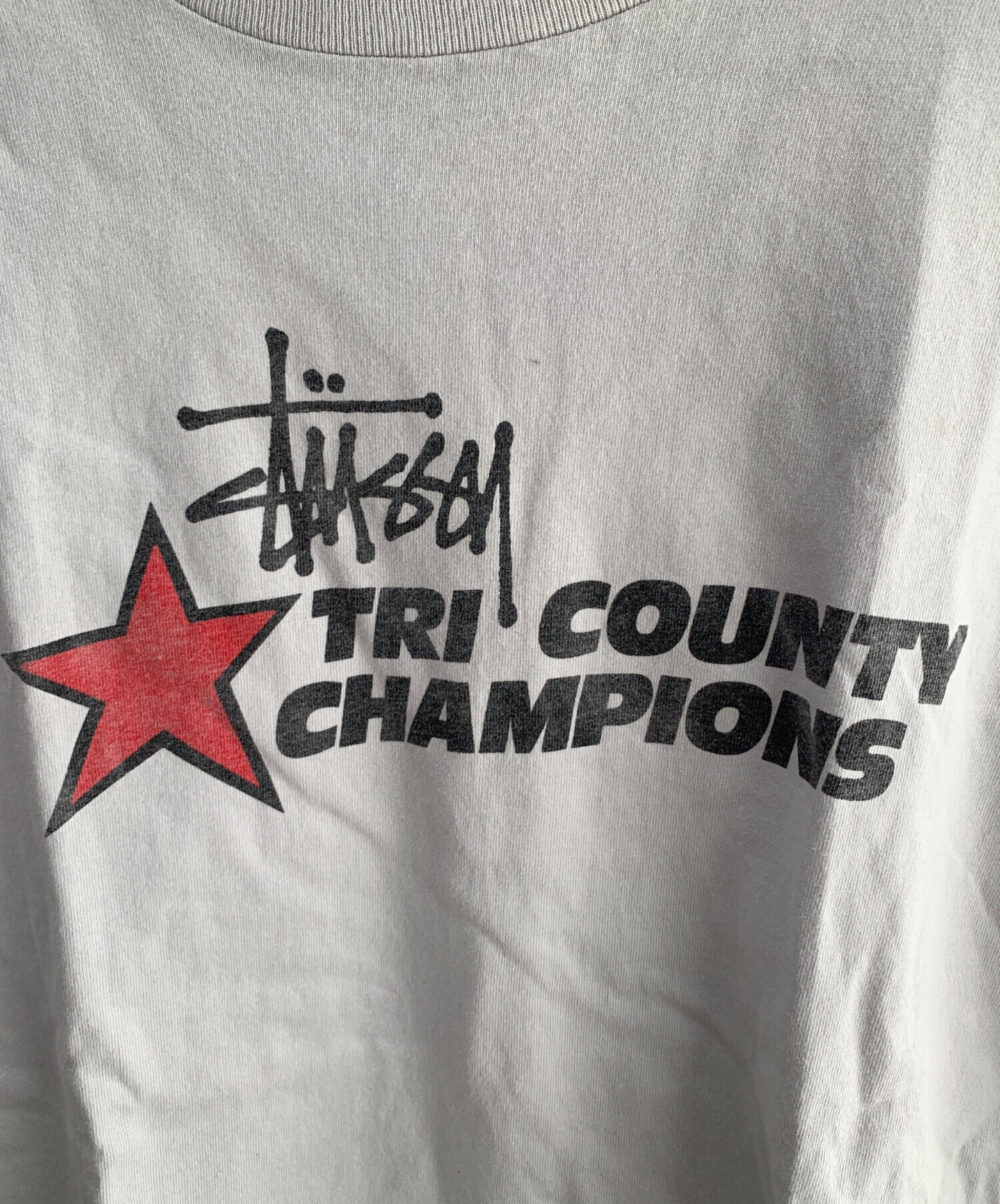 中古・古着通販】stussy (ステューシー) 半袖カットソー グレー サイズ