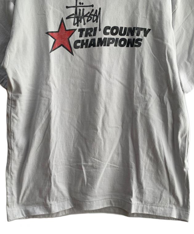 中古・古着通販】stussy (ステューシー) 半袖カットソー グレー サイズ