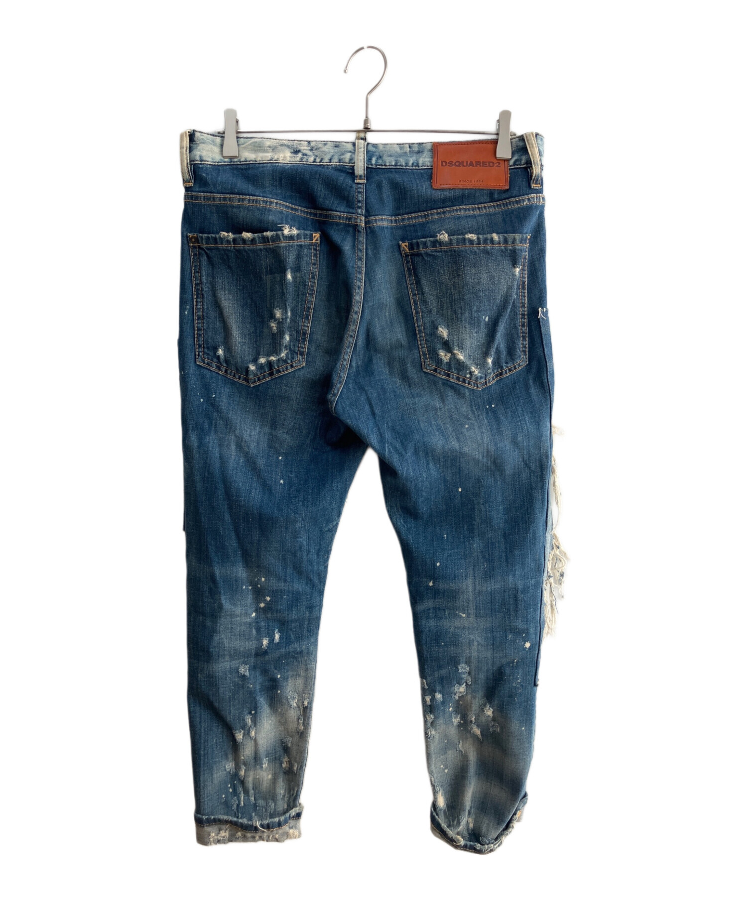 中古・古着通販】DSQUARED2 (ディースクエアード) ダメージジーンズ 