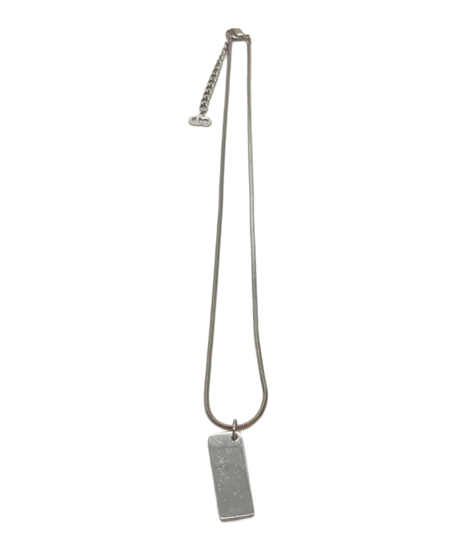 Christian Dior シルバー ネックレス 中古・古着通販】Christian Dior (クリスチャン ディオール