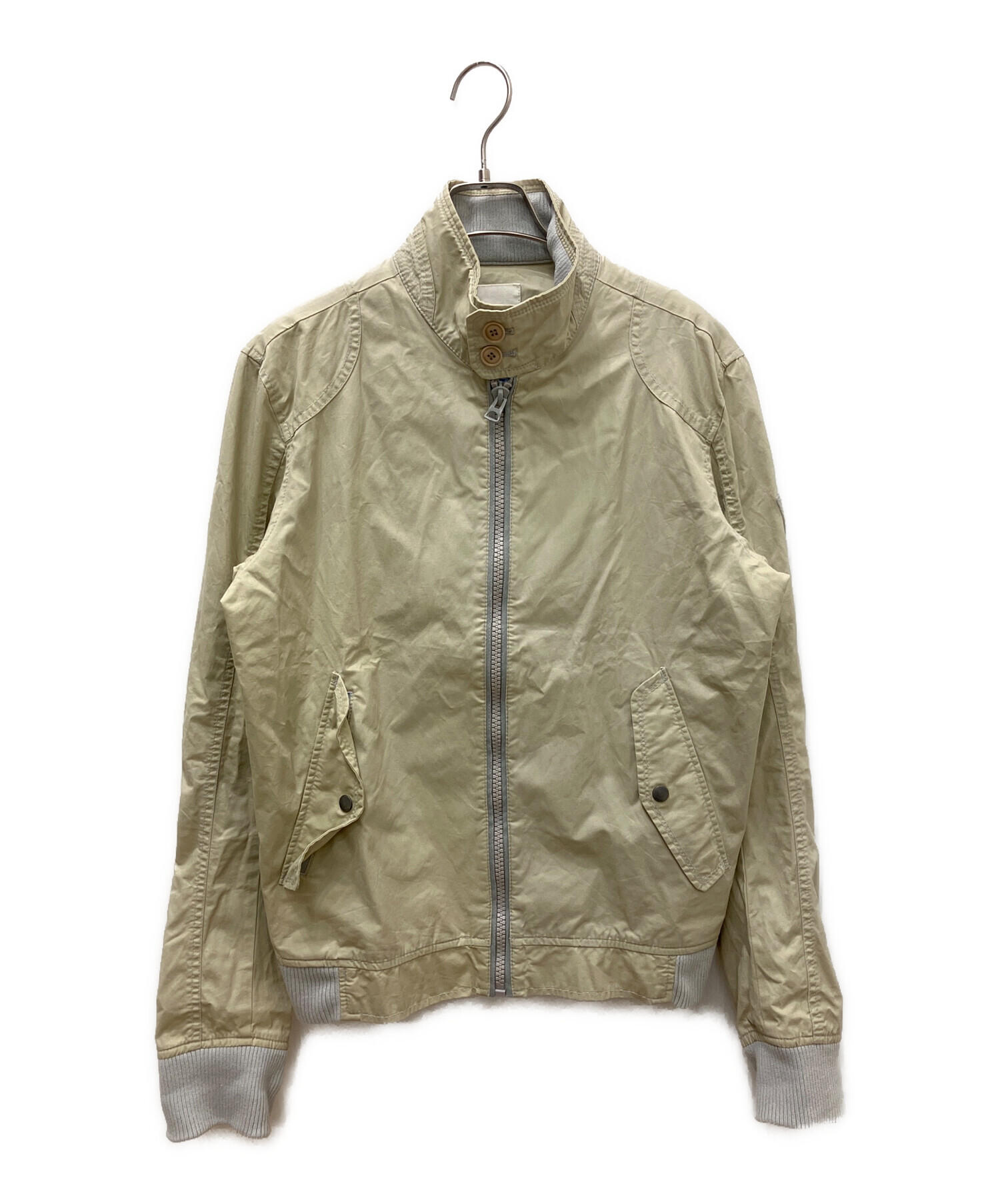 中古・古着通販】DIESEL (ディーゼル) ブルゾン ベージュ サイズ:M 