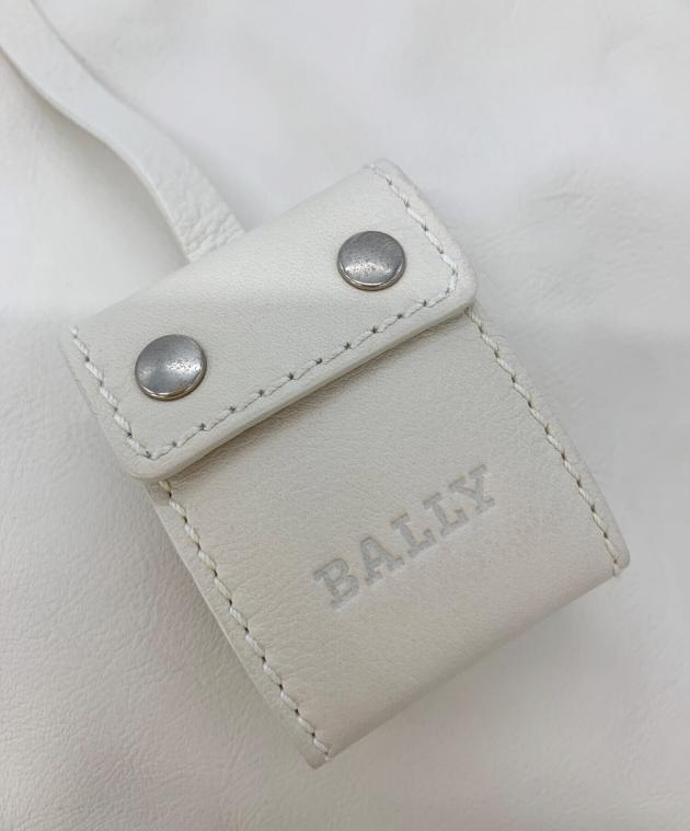 中古・古着通販】BALLY (バリー) 2WAYバッグ ホワイト×ライトグリーン