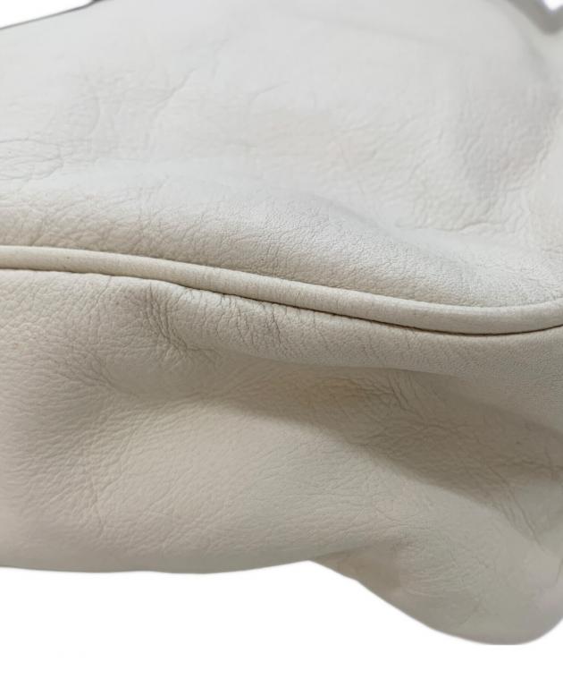 中古・古着通販】BALLY (バリー) 2WAYバッグ ホワイト×ライトグリーン