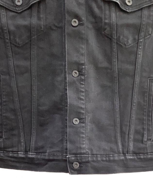 中古・古着通販】LEVI'S (リーバイス) デニムベスト ブラック サイズ