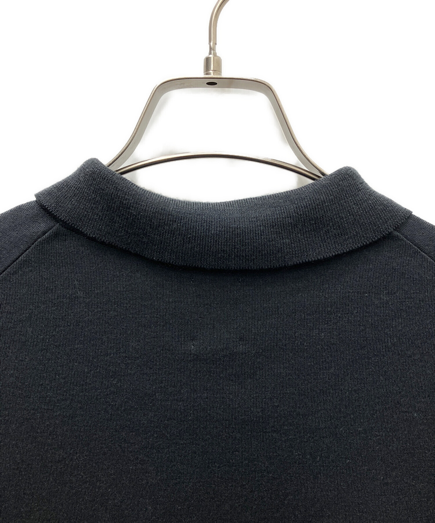 中古・古着通販】BATONER (バトナ―) 32G SMOOTH WOOL POLO HALF ZIP