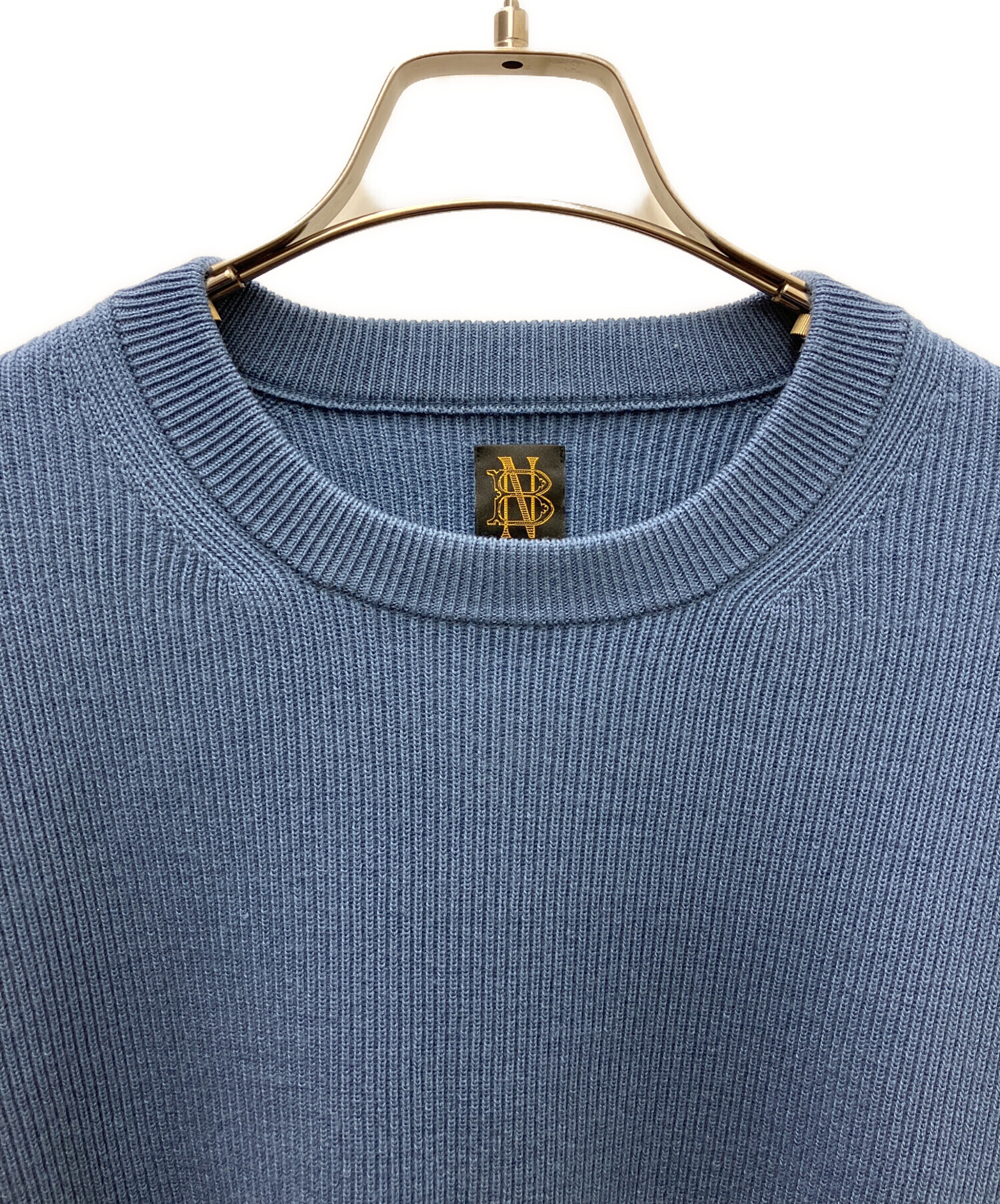 中古・古着通販】BATONER (バトナ―) SUPER HIGH TWIST WOOL CREW NECK