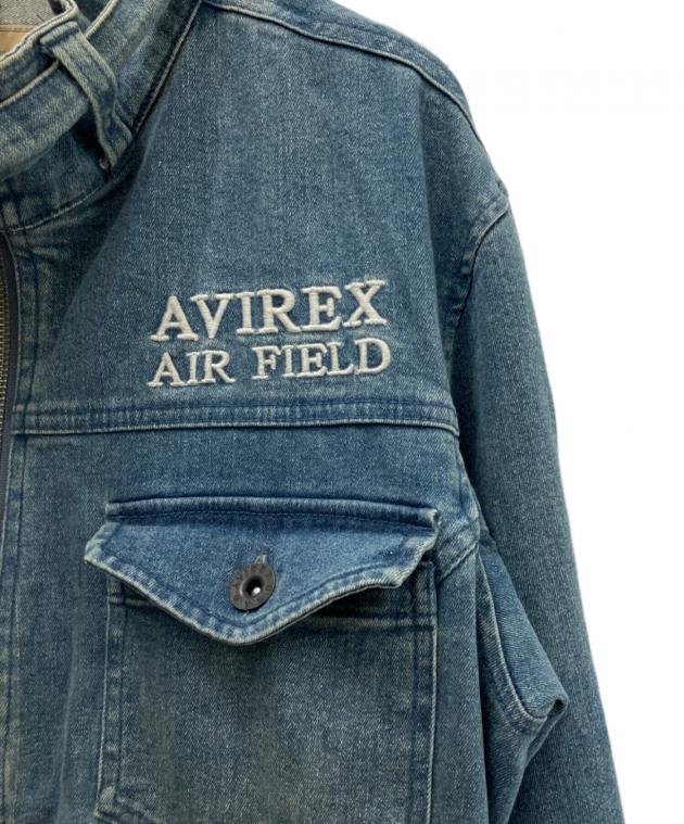 中古・古着通販】AVIREX (アヴィレックス) デニムつなぎ ブルー サイズ