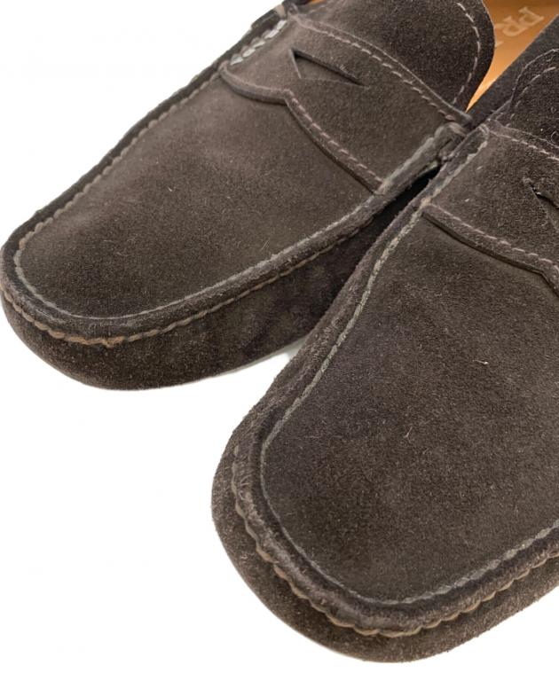 PRADA　ドライビングシューズ 26.5センチ 中古・古着通販】PRADA (プラダ) ドライビングシューズ ブラウン