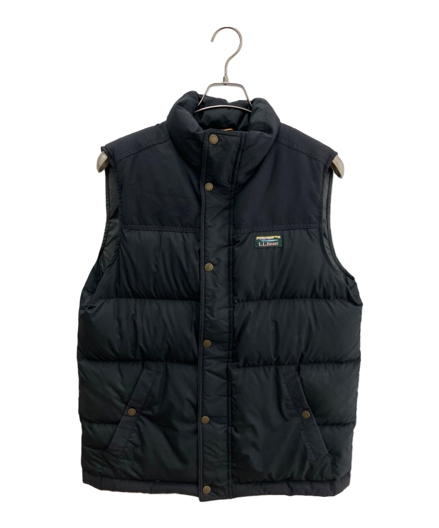 中古・古着通販】L.L.Bean (エルエルビーン) ダウンベスト ブラック 中古・古着通販】L.L.Bean (エルエルビーン) ダウンベスト ブラック