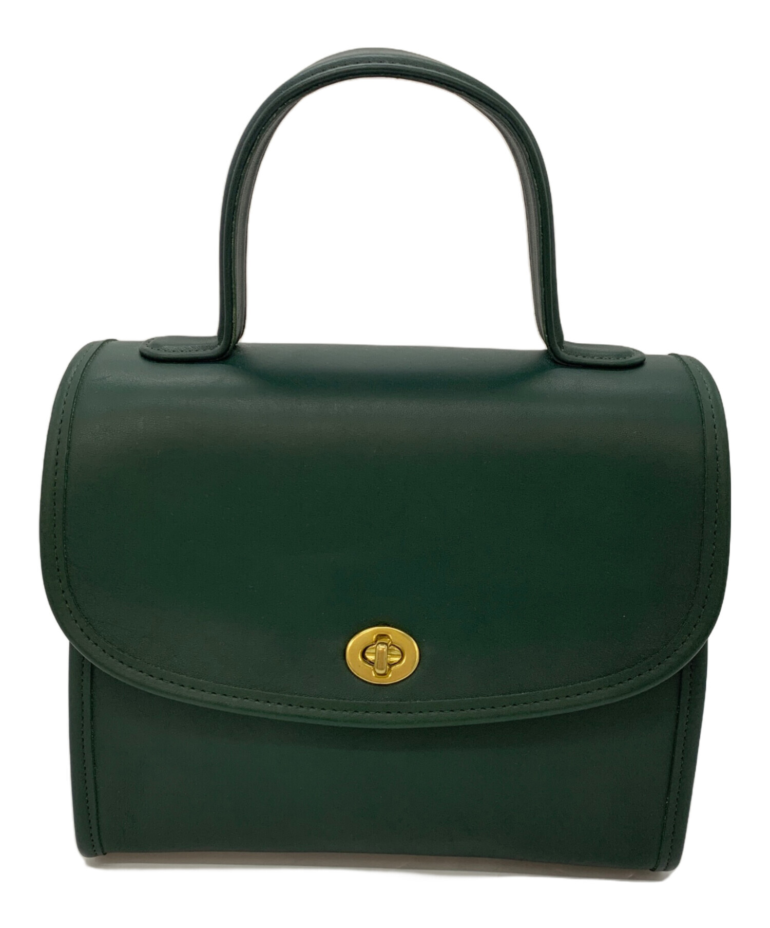 中古・古着通販】COACH (コーチ) ショルダーバッグ グリーン｜ブランド