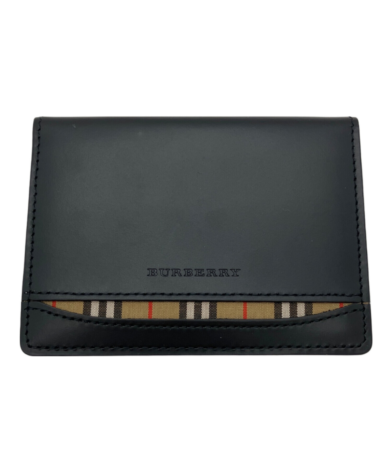 中古・古着通販】BURBERRY (バーバリー) パスケース ブラック