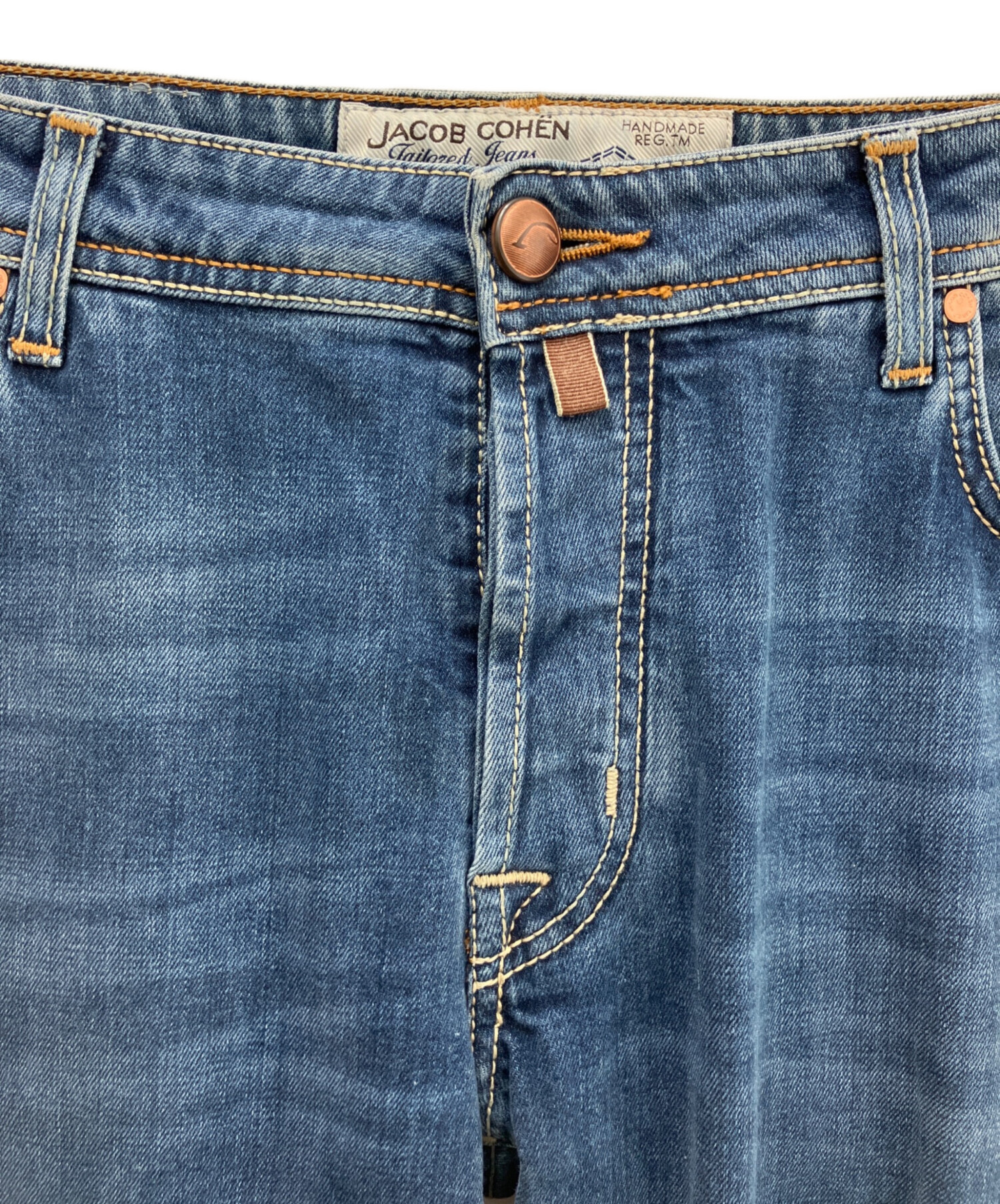 中古・古着通販】JACOB COHEN (ヤコブコーエン) デニムパンツ ブルー