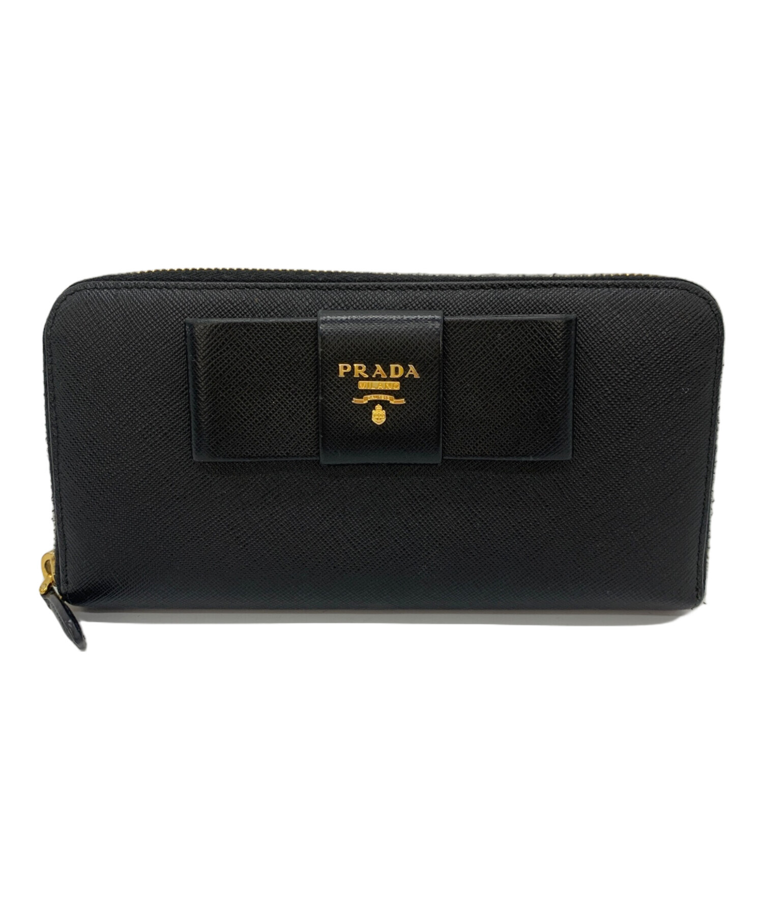 中古・古着通販】PRADA (プラダ) 長財布 ブラック｜ブランド・古着通販