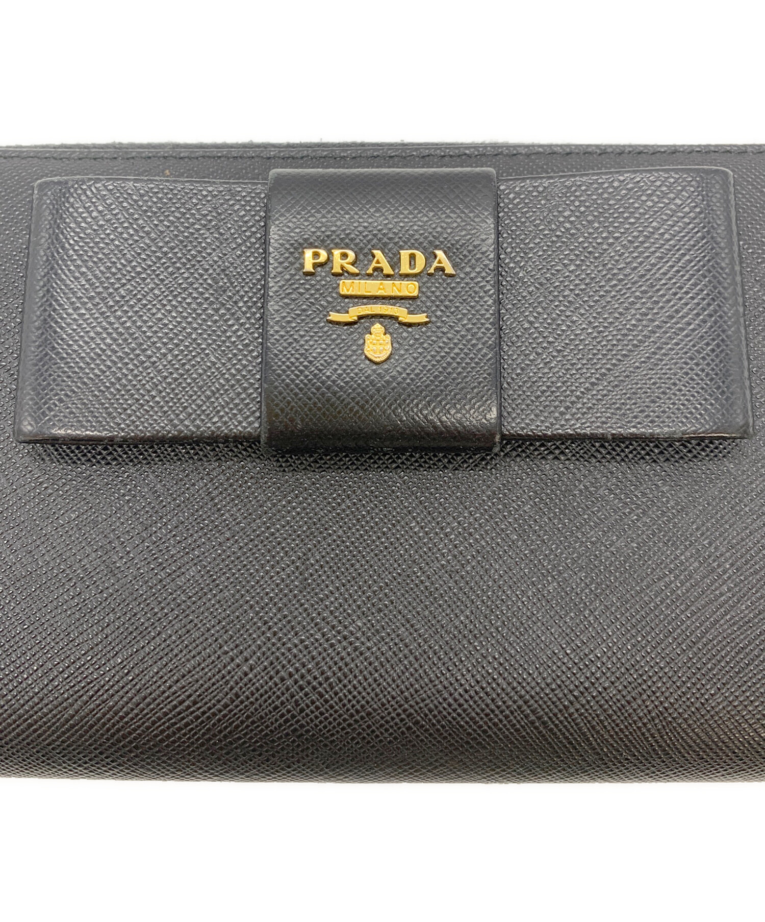 中古・古着通販】PRADA (プラダ) 長財布 ブラック｜ブランド・古着通販