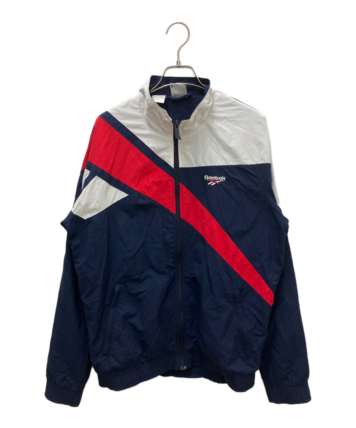 中古・古着通販】REEBOK (リーボック) ナイロンジャケット ネイビー