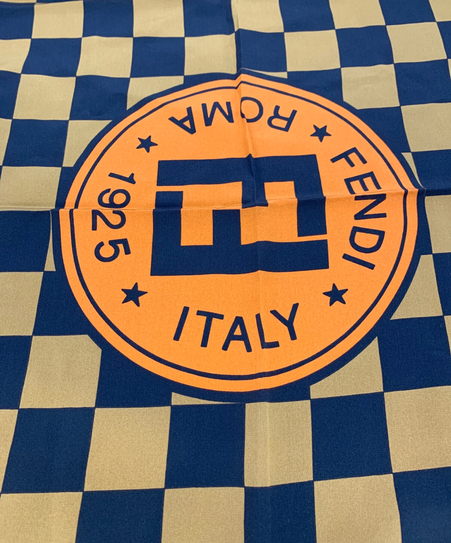 中古・古着通販】FENDI (フェンディ) シルクスカーフ ブラウン