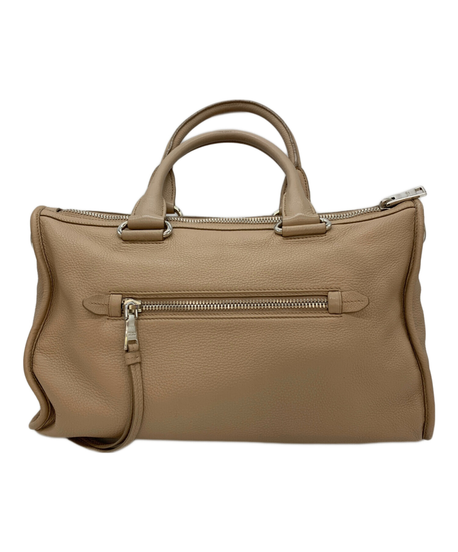 中古・古着通販】PRADA (プラダ) 2WAYショルダーバッグ グレージュ 