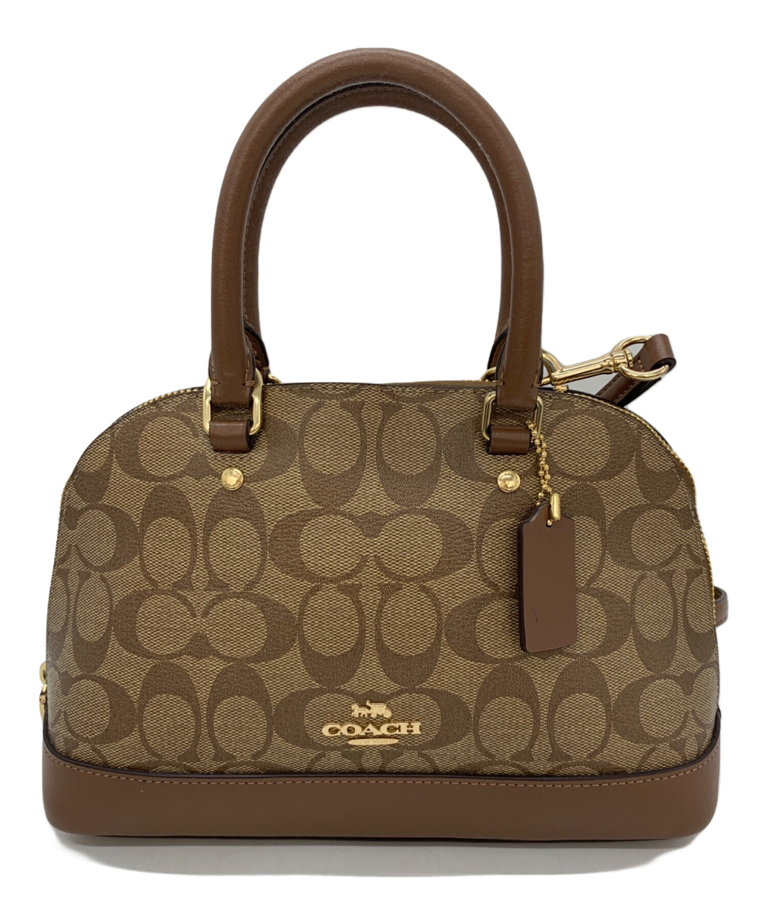 未使用コーチショルダーバッグ 中古・古着通販】COACH (コーチ) ショルダーバッグ ブラウン｜ブランド