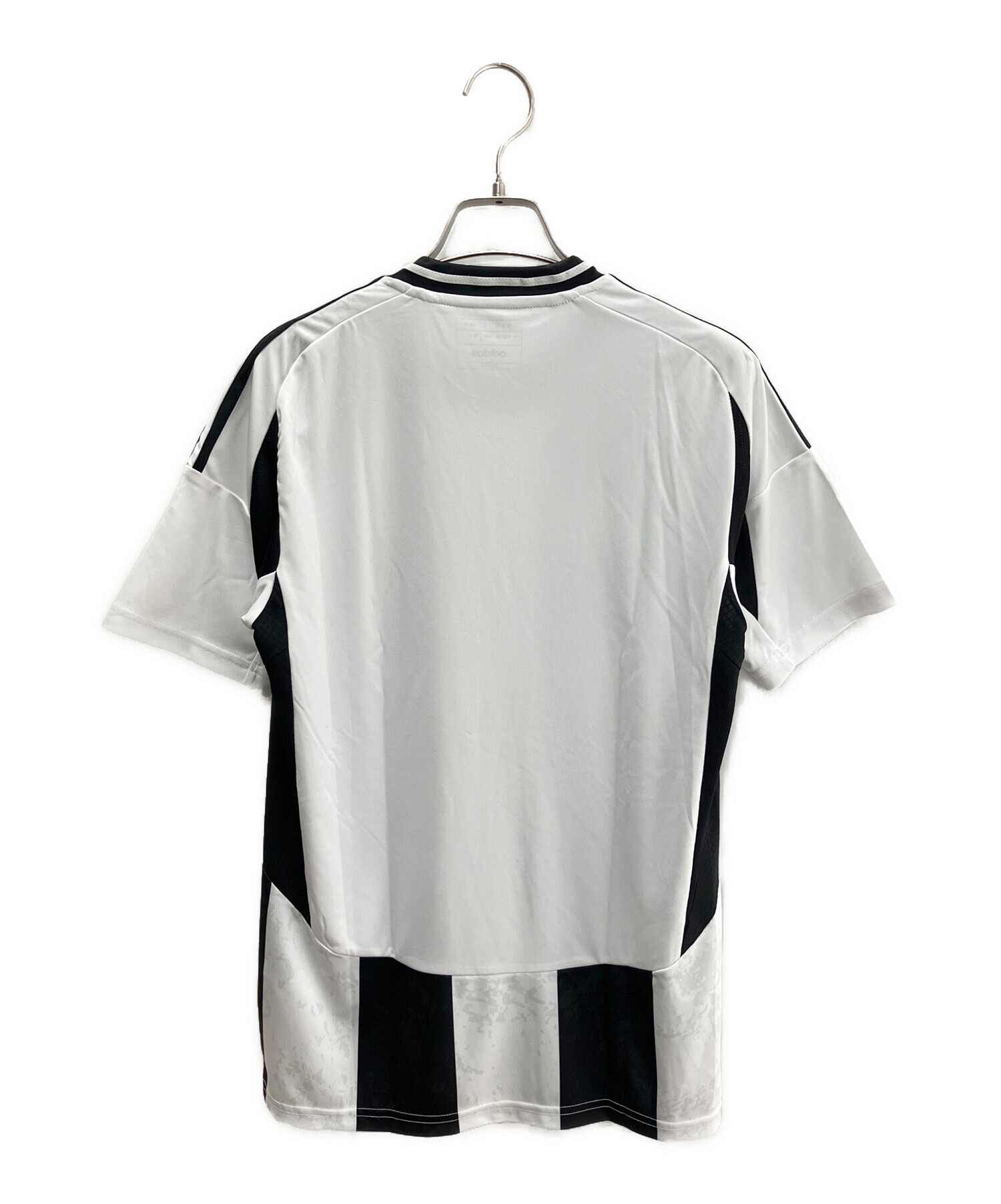 中古・古着通販】adidas (アディダス) ゲームシャツ ホワイト×ブラック