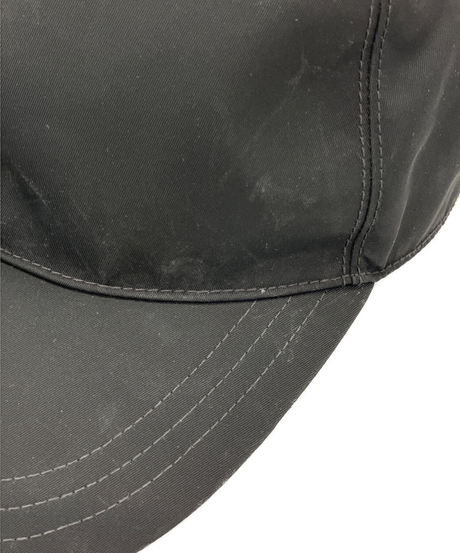 中古・古着通販】PRADA (プラダ) キャップ ブラック｜ブランド・古着
