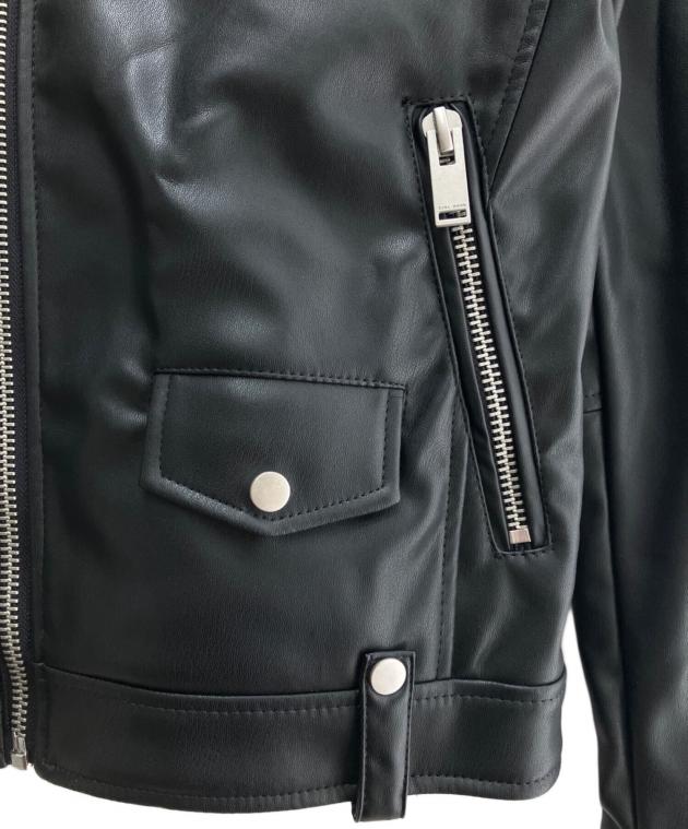 中古・古着通販】ZARA (ザラ) ライダースジャケット ブラック サイズ