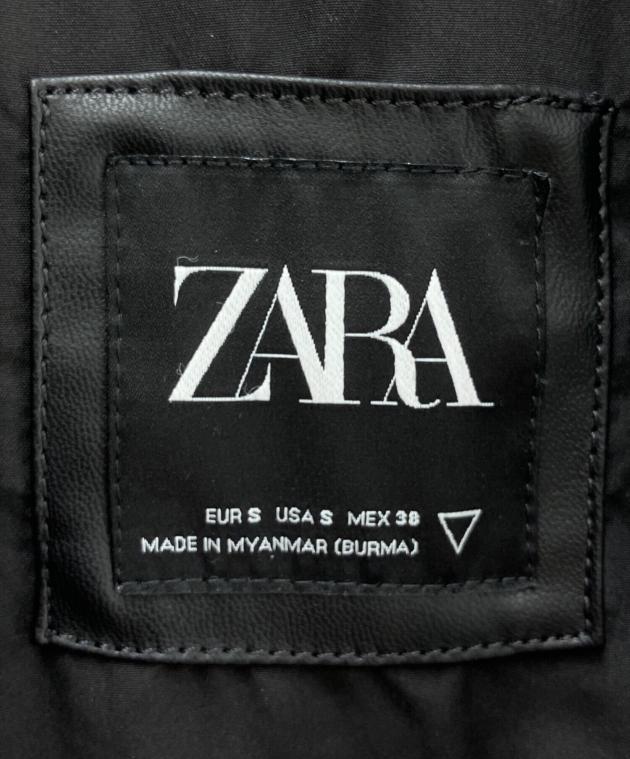 中古・古着通販】ZARA (ザラ) ライダースジャケット ブラック サイズ