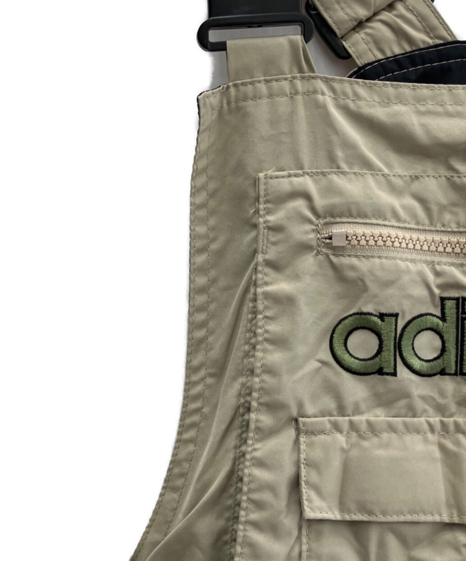 中古・古着通販】adidas (アディダス) オーバーオール ベージュ サイズ